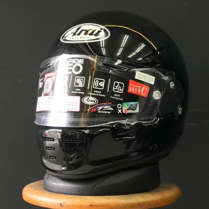 Helm Full Face Arai Rapid Neo Classic Glass Black SNI Japan