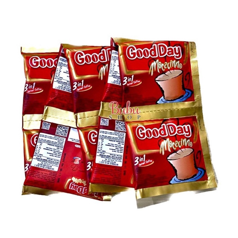 

new sale kopi good day mocacinno 3in1 ( 10 sachet per renceng ) 632~