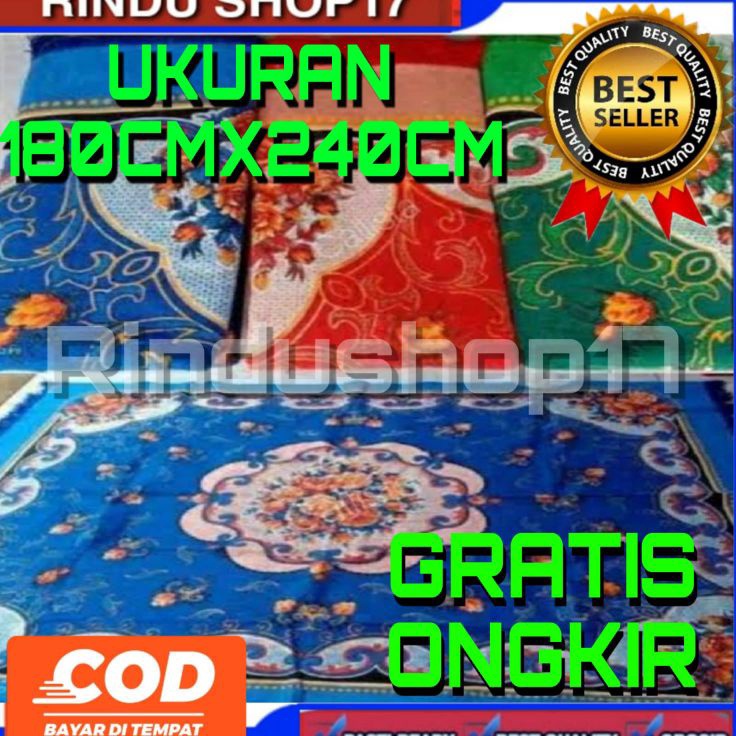 ♛Lmc [RS]GROSIR AMBAL KARPET LANTAI JUMBO JAGUAR JASMINE TERLARIS f Produk Terkini ★★.