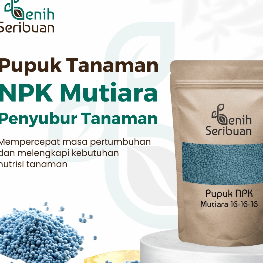 ༮ CD 101039 Benih Seribuan - Pupuk NPK Mutiara 161616 500gr Cap Tawon [ SALE ]  ほ