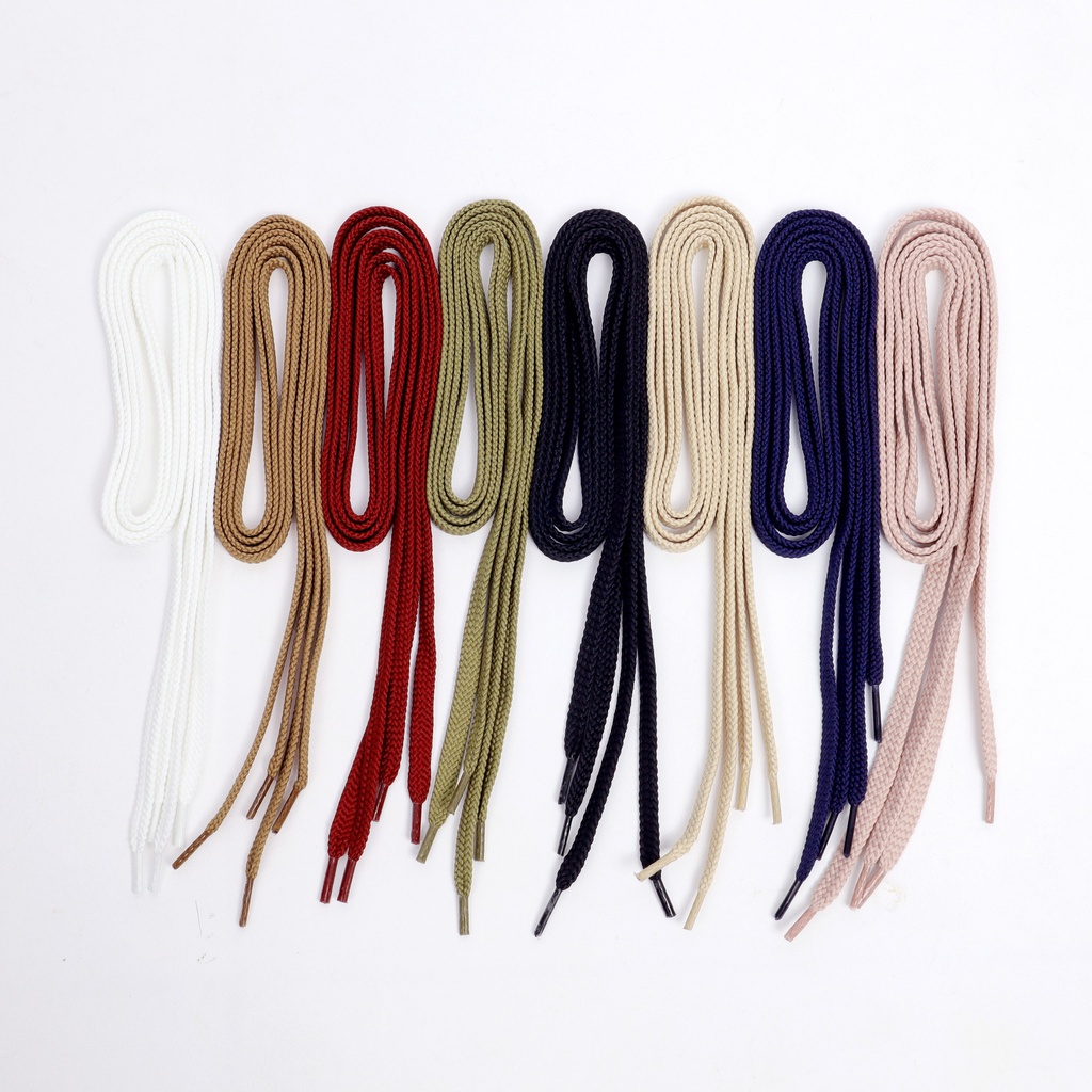 ELIRA - Sepasang Tali Sepatu Polos Pipih