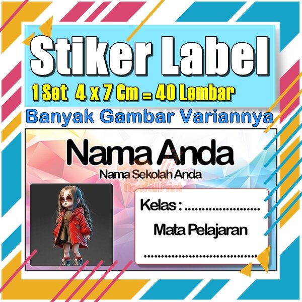 

Stiker Label Nama Buku Pelajaran Anak Karakter Hewan Lucu Cute Murah Sticker Kecil Banyak 20 Lembar Anime Vol-89