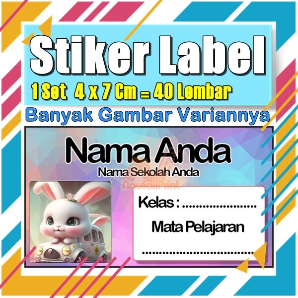 

Stiker Label Nama Buku Pelajaran Anak Karakter Hewan Lucu Cute Murah Sticker Kecil Banyak 20 Lembar Anime Vol-137