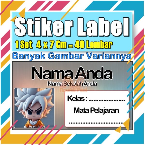 

Stiker Label Nama Buku Pelajaran Anak Karakter Hewan Lucu Cute Murah Sticker Kecil Banyak 20 Lembar Anime Vol-336