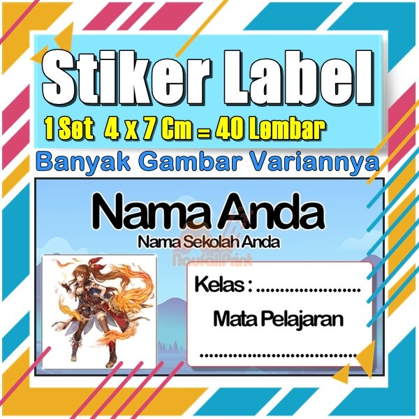 

Stiker Label Nama Buku Pelajaran Anak Karakter Hewan Lucu Cute Murah Sticker Kecil Banyak 20 Lembar Anime Vol-451