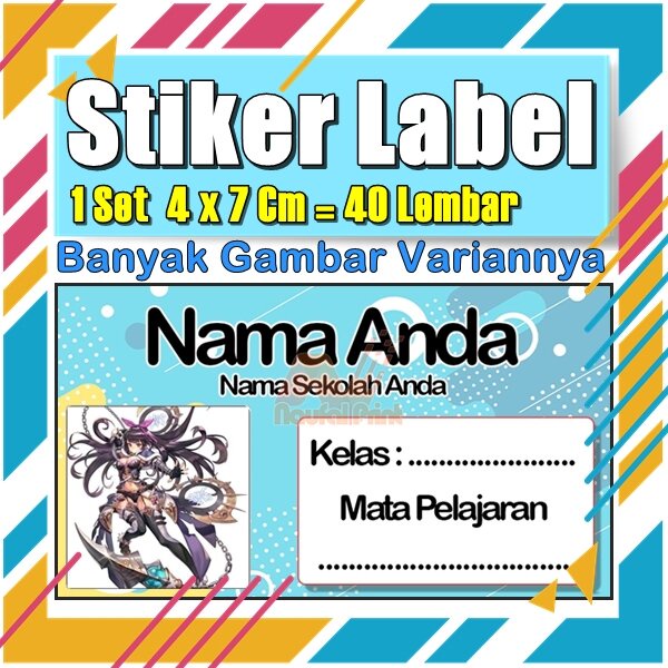 

Stiker Label Nama Buku Pelajaran Anak Karakter Hewan Lucu Cute Murah Sticker Kecil Banyak 20 Lembar Anime Vol-565