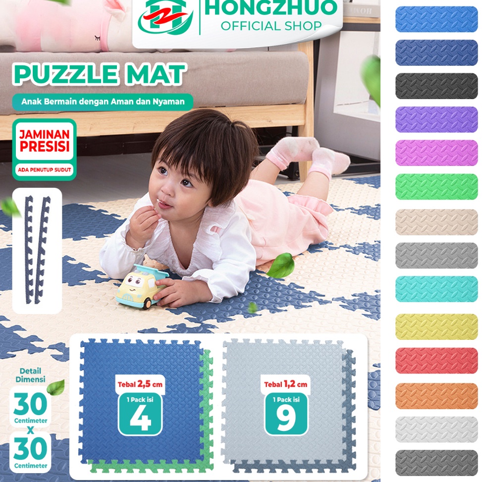 ➵ Hongzhuo Karpet Puzzle Lantai Anak Puzzle Karpet Lantai Ketebalan 12mm & 25mm u Terlaris ★.