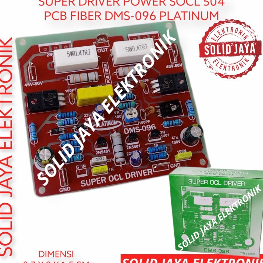 ¯ DRIVER POWER SUPER OCL 504 POWER SOCL POWER AMPLIFIER SUPER OCL PLATINUM DMS096 DMS-096 DMS 096 SU