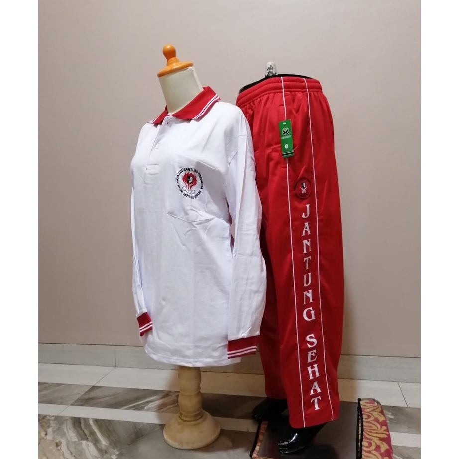 Terjamin STELAN OLAHRAGA JANTUNG SEHAT//BAJU OLAHRAGA JANTUNG SEHAT//SERAGAM SENAM JANTUNG SEHAT