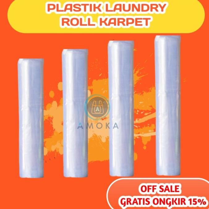 8.8Sale Ready Plastik Roll Laundry Karpet/Plastik Roll Pembungkus Laundry