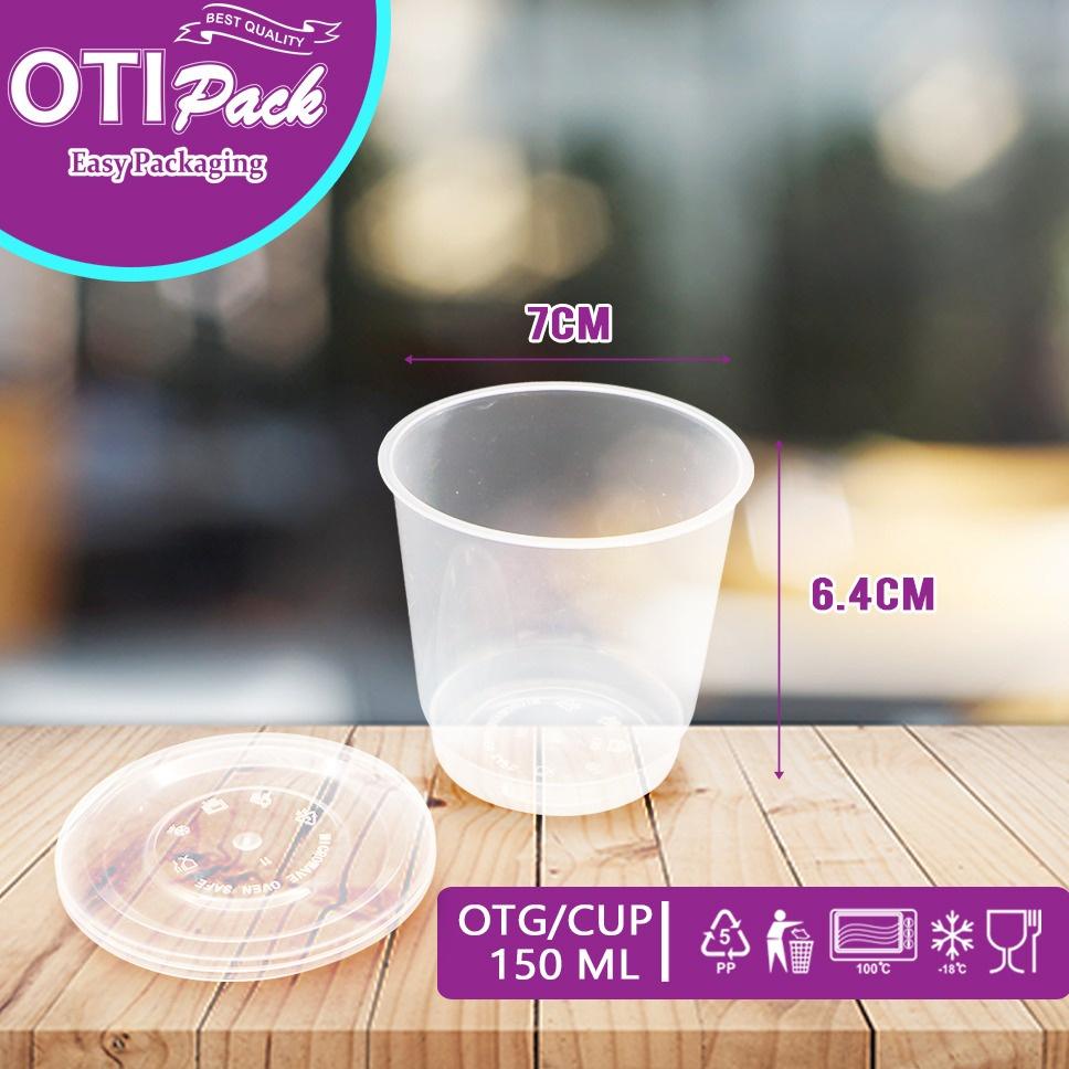 Grosir Thinwall Cup Puding 150 Ml Cup Pudding 150 Ml Isi 25 Pcs Otg.150