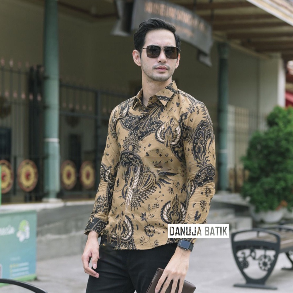 Baju Batik Solo Lengan Panjang Premium Motif Terbaru Gautama Kemeja Batik Premium Prabuseno Bahan Ka