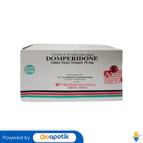 DOMPERIDONE NULAB 10 MG BOX 100 TABLET