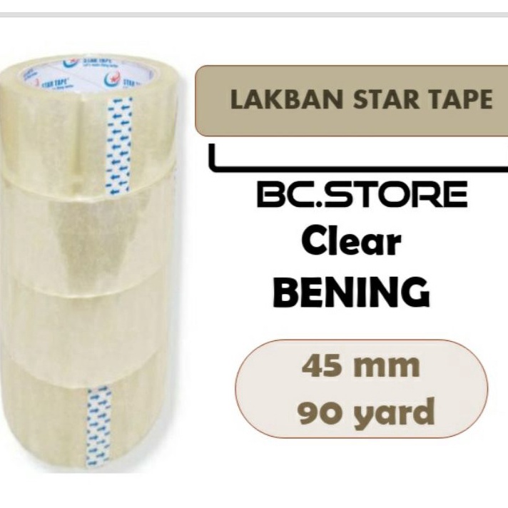 

[F15㊚/T☑> LAKBAN ( 6 PCS ) CLEAR BENING (PUTIH), BENING & COKLAT LENGKET STAR TAPE KUALITAS TERBAIK MURAH 90 YARD X 45MM (2INCH) #lakban #isolasi #selotip #tapeperekat #pengikatpelengket #lakbanmurah #lakbanopp #lakbankualitasterbaik #perlengkapankan