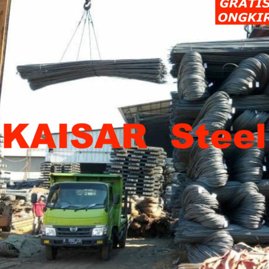 BoomingD8p3O Besi Beton 10 mm ulir FULL SNI ( Sertifikat )