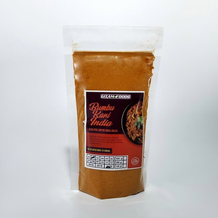 

Terlaris Bumbu Kari / Kare / Curry India Impor Halal Powder / Bubuk 100 Gr