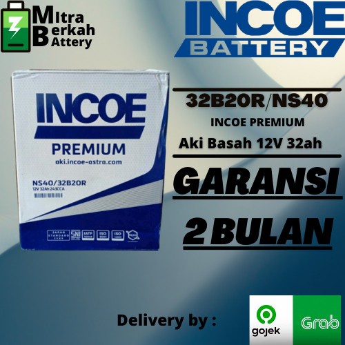 New Aki Basah Mobil Carry Ns40 Incoe Premium Kode 182