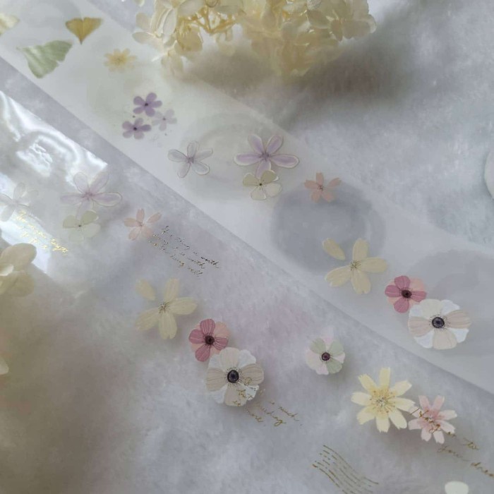 

HOT PROMO Fairy Maru - Scroll of Flowers Gold Foil PET Tape (sampler 1cycle)