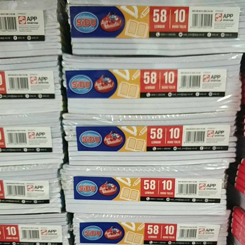 

8.8 Big Sale Buku Tulis Garis Sinar Dunia Sidu 58 Lembar Grosir !!