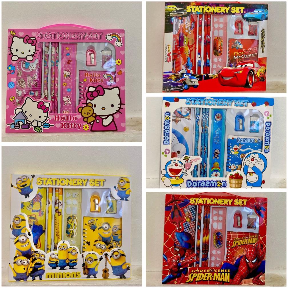 

8.8 [Big Sale] Perlengkapan Sekolah Anak Import Alat Tulis Satu Set Lengkap New !!