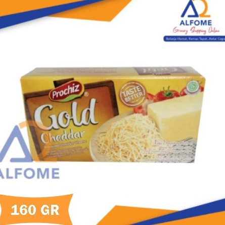 

MMGX0057 Free Ongkir Keju Prochiz Gold cheddar 160Gram/ Keju Prochiz Murah Meriah