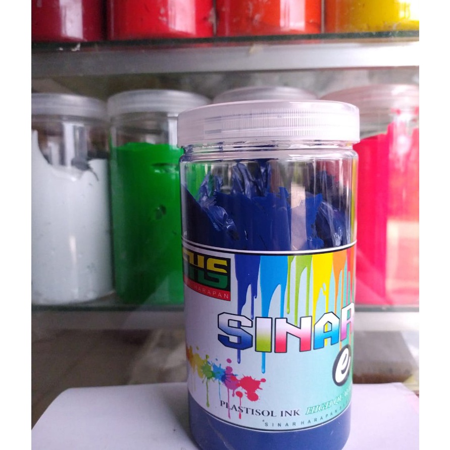 

个 CD 9284 Tinta plastisol biru sinar harapan sablon 8.8 ♟