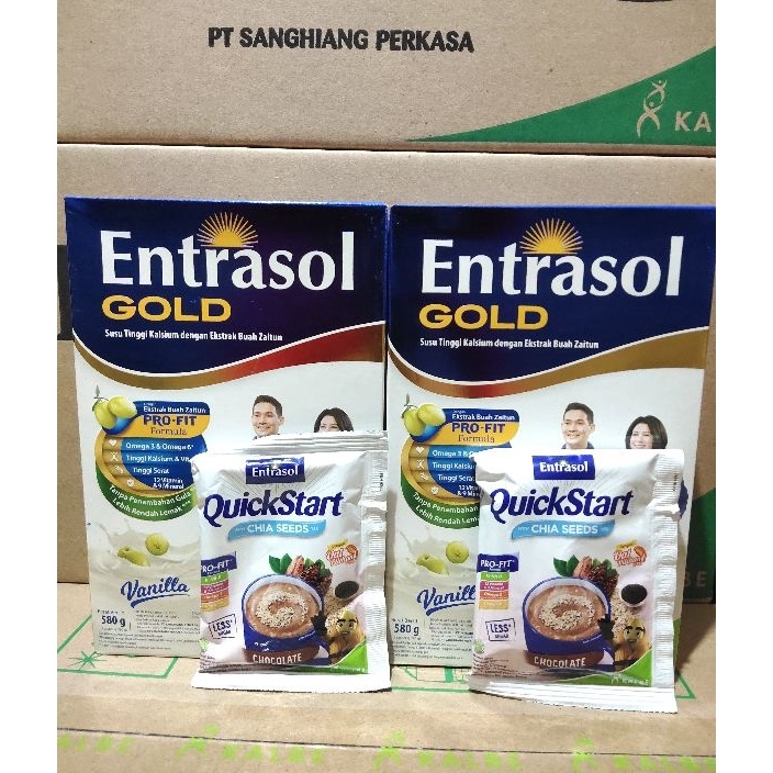 

DCLXVI 64102 Entrasol Gold 580 gr free 1 sachet entrasol quick start >D2289) ⭐⭐⭐⭐⭐ ♔