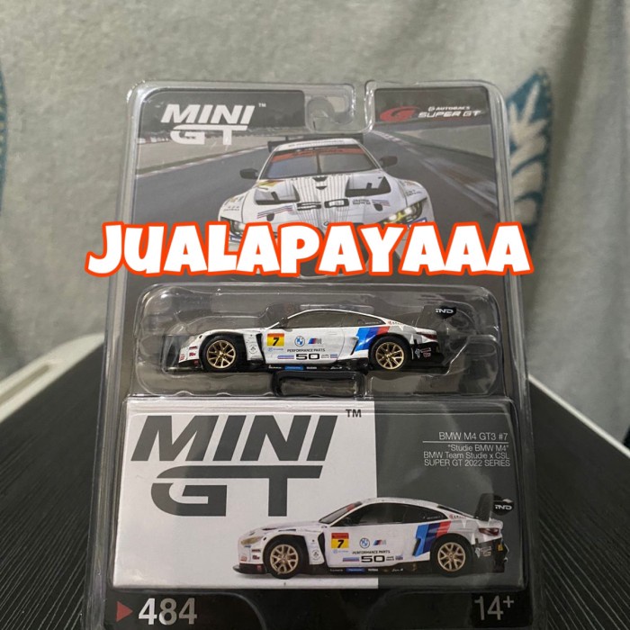 FLASH SALE MINI GT BMW M4 GT3 MINI GT 484 BMW M4 GT3 JAPAN CARD EXCLUSIVE TERBARU