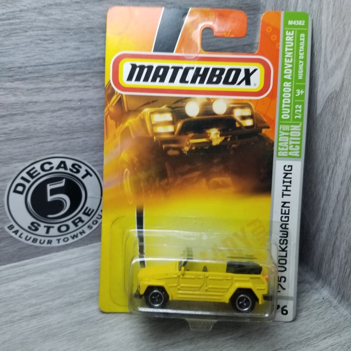 FLASH SALE MATCHBOX VW VOLKSWAGEN TYPE THING 181 CAMAT SAFARI KUNING TERLARIS