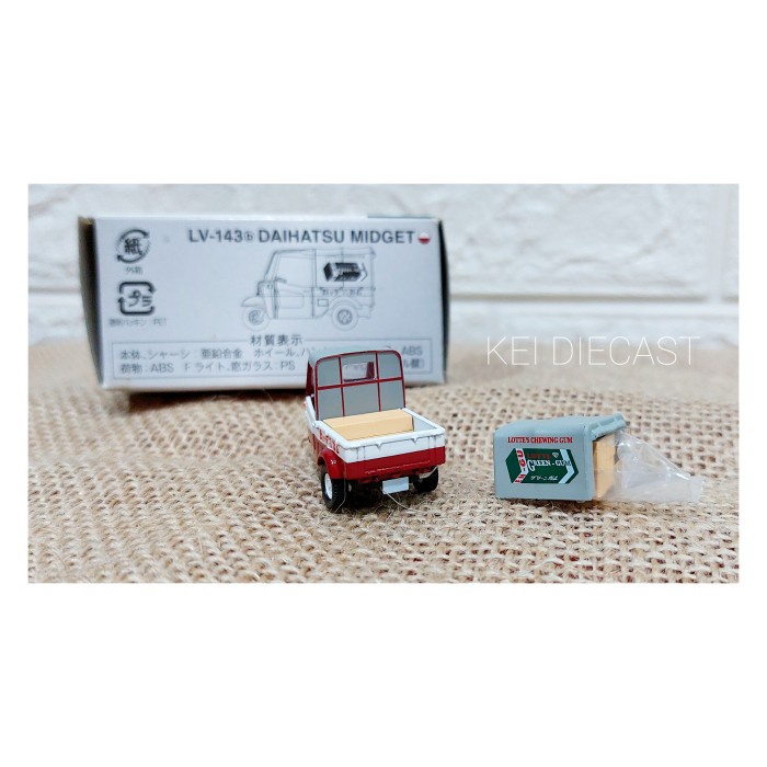 PROMO TOMICA LIMITED VINTAGE LV-143B DAIHATSU MIDGET TERLARIS