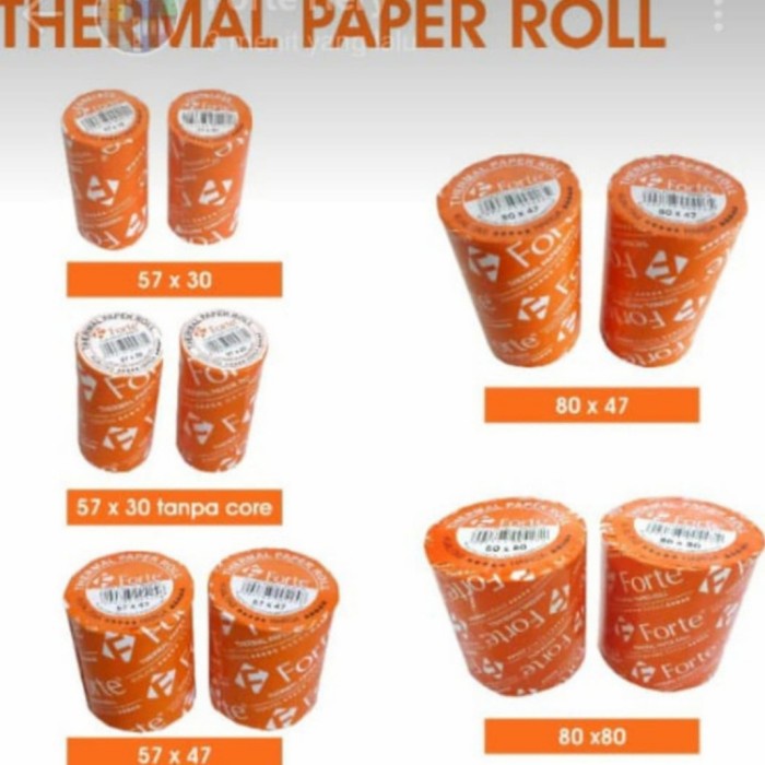

Terlaris Kertas Kasir Thermal Roll 80 X 80 Forte