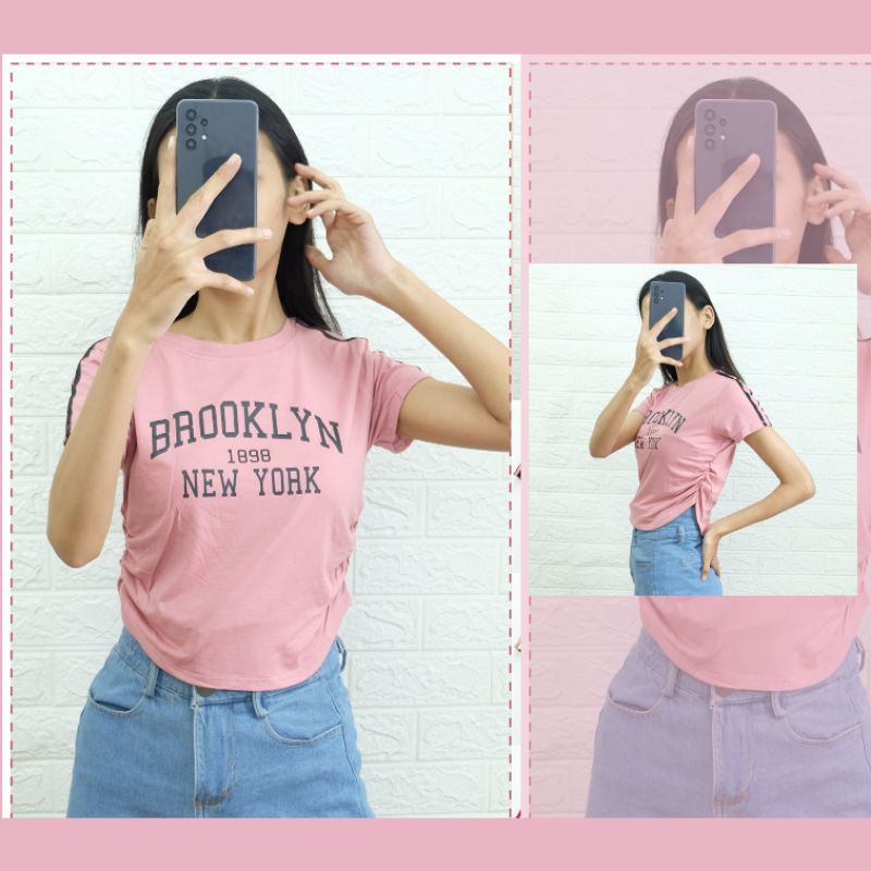 crop top rayon spandek crop gym crop daily