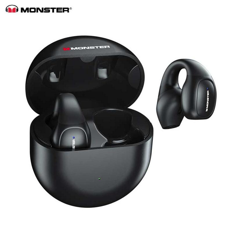 TERBAIK MONSTER OPEN EAR 200 PRO BONE CONDUCTION BLUETOOTH WIRELESS SPORTS HEADPHONE DENGAN STEREO B