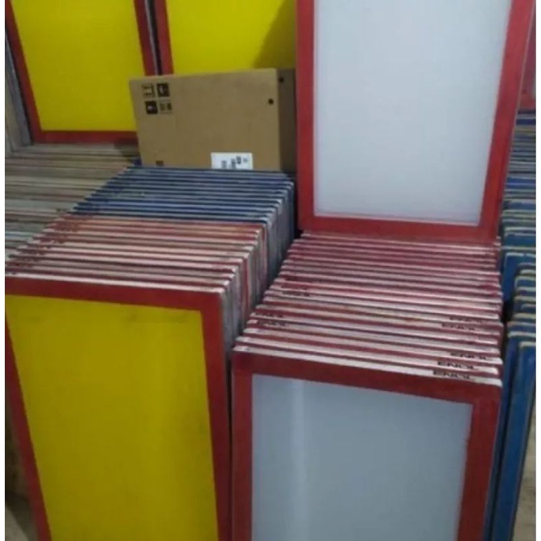 screen sablon layangan+afdruk