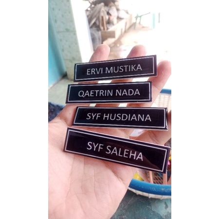 

Name Tag Resin Akrilik, Papan Nama, PNS, Pegawai Negeri Sipil, Sekolah