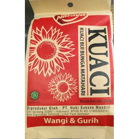 

Kemasan Baru.. Naraya Kuaci Biji Bunga Matahari 220 gr 40