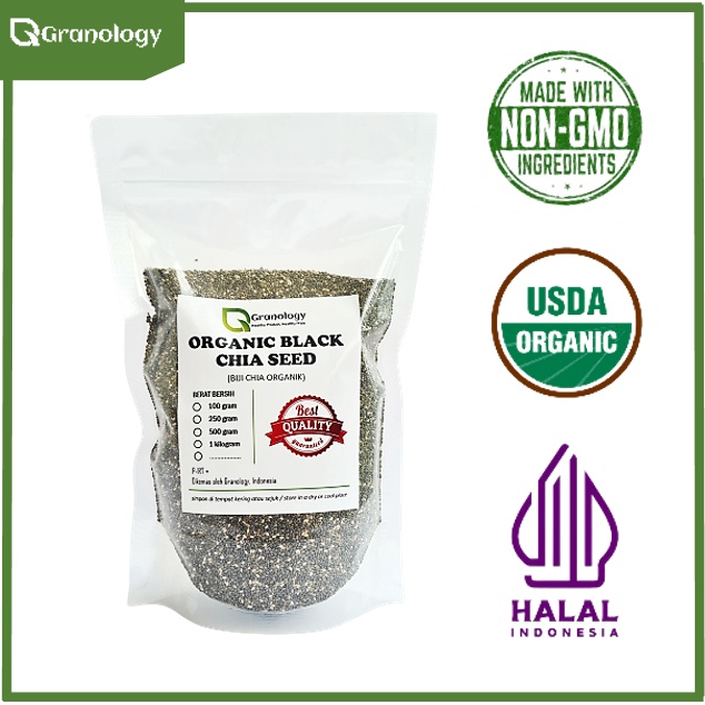 

Terupdate.. Organic Chia Seed Peru (500 gram) by Granology 03U