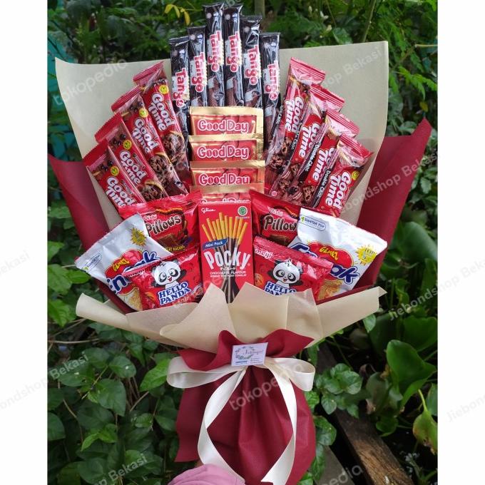 

Promo Buket Snack Kopi Pocky Premium/Snack Ulang Tahun/Ultah/Wisuda