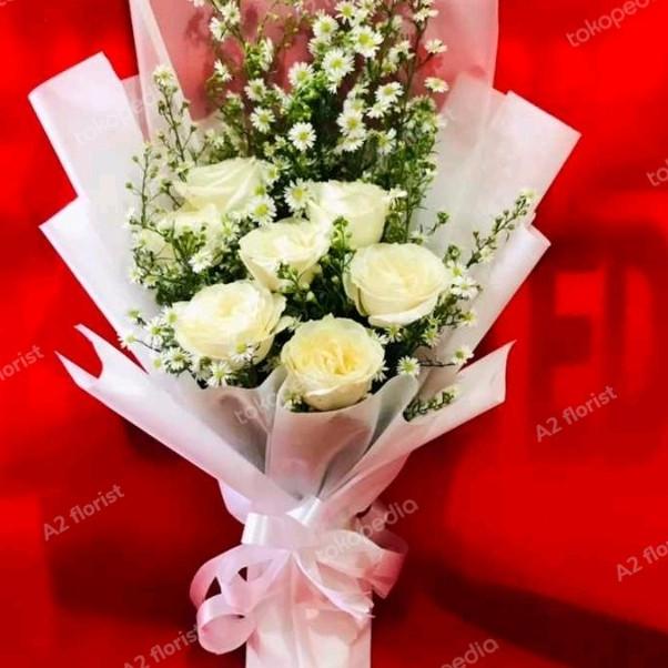 New Bunga Buket Wisuda Bogor // Bucket Bunga Mawar