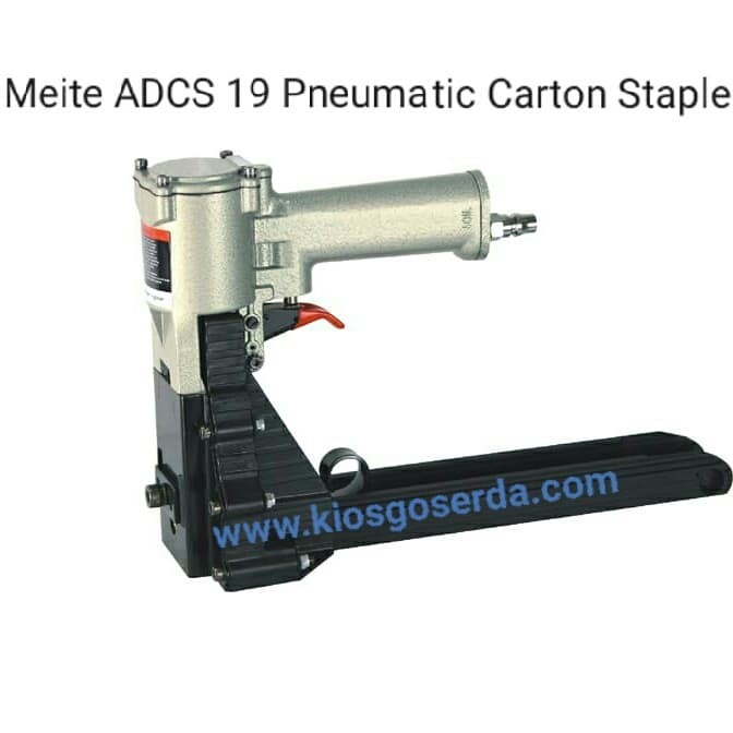 

Best Seller Meite Adcs-19 Pneumatic Carton Stapler / Staples Kardus Otomatis 18Mm