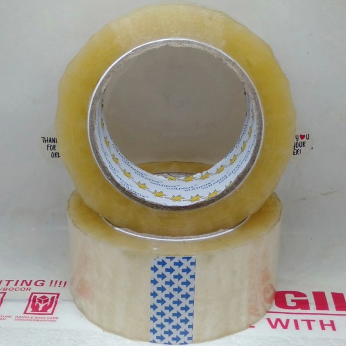 

Best Seller Lakban Bening Merk Goldfox/ Minami (48Mm X 120 Yard)