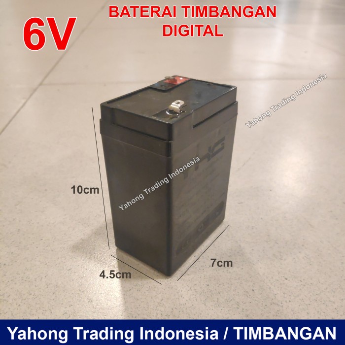 Ready Baterai Timbangan Digital Aki 6 Volt VA6-4 (6V4Ah)