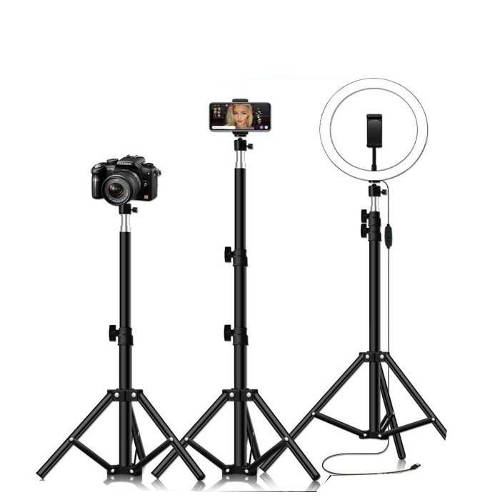 Terlaris Phone Holder Tripod Dudukan Hp Kamera Ring Light 1,3 Meter 3118