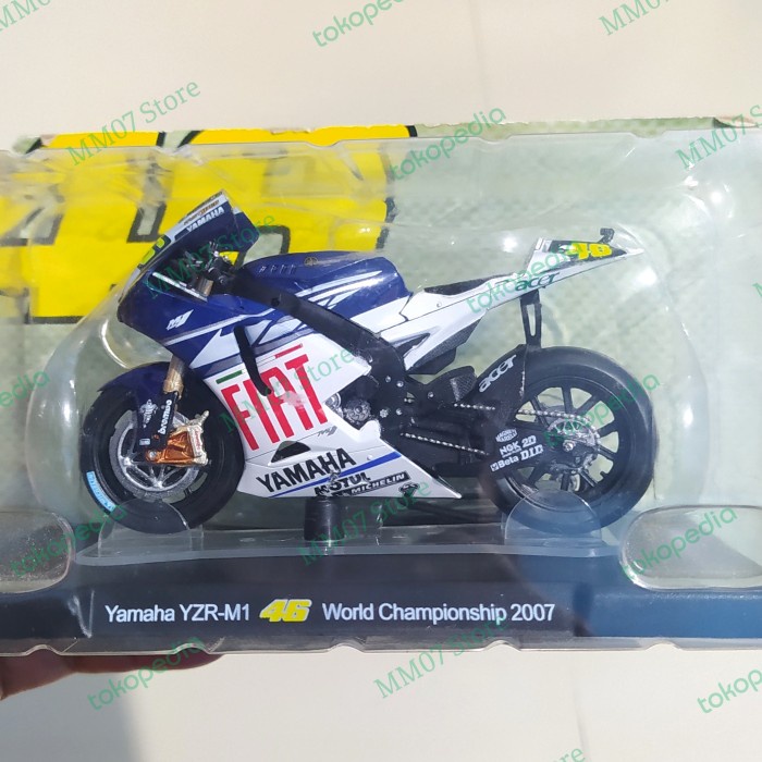 HOT SALE DIECAST MOTOGP VALENTINO ROSSI 2007 TERBARU
