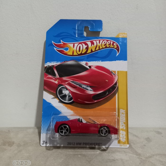 FLASH SALE HOTWHEELS FERRARI 458 SPIDER TERLARIS