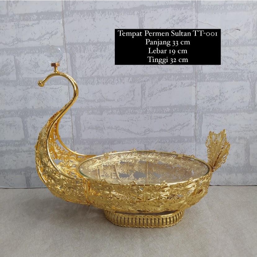 Bosara Model Sultan N57 TT-001 Bahan Kuningan Tinggi 32 cm SALE