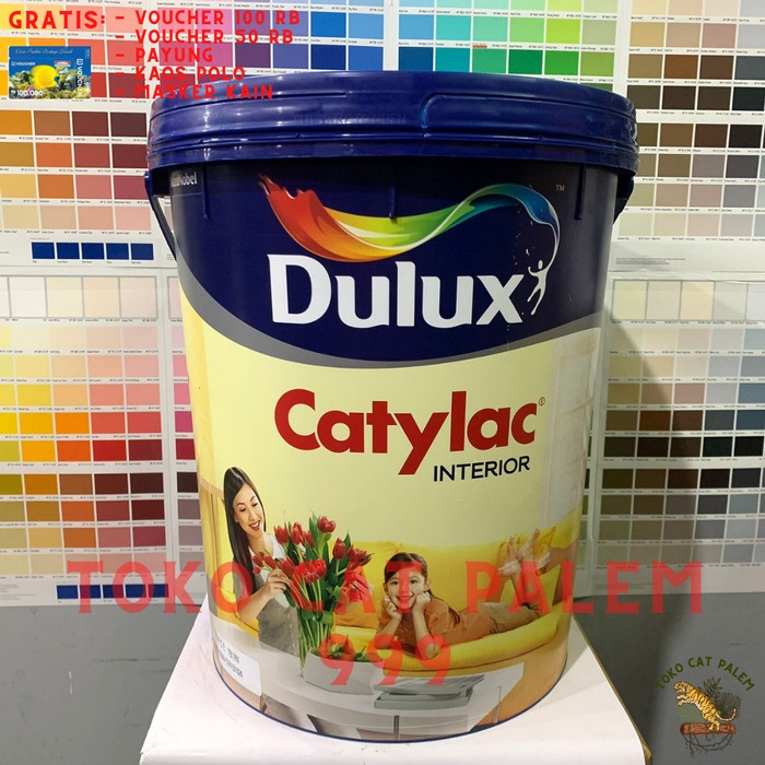 Terlaris Cat Tembok Interior Dulux Catylac Putih 1501 / Warna Catalog 25Kg Pail