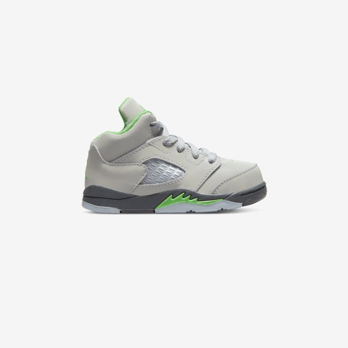 Sspatu Basket Anak Air Jordan 5 Retro Green Bean (Toddler) Dq3736-003