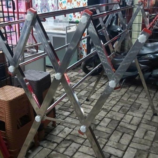 jemuran baju stainless steel jumbo