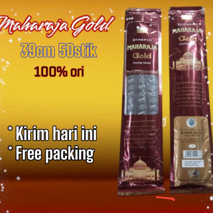 Harga Baru12.12 Dupa Aromaterapi Maharaja Gold kemasan besar pasti wangi Q-11